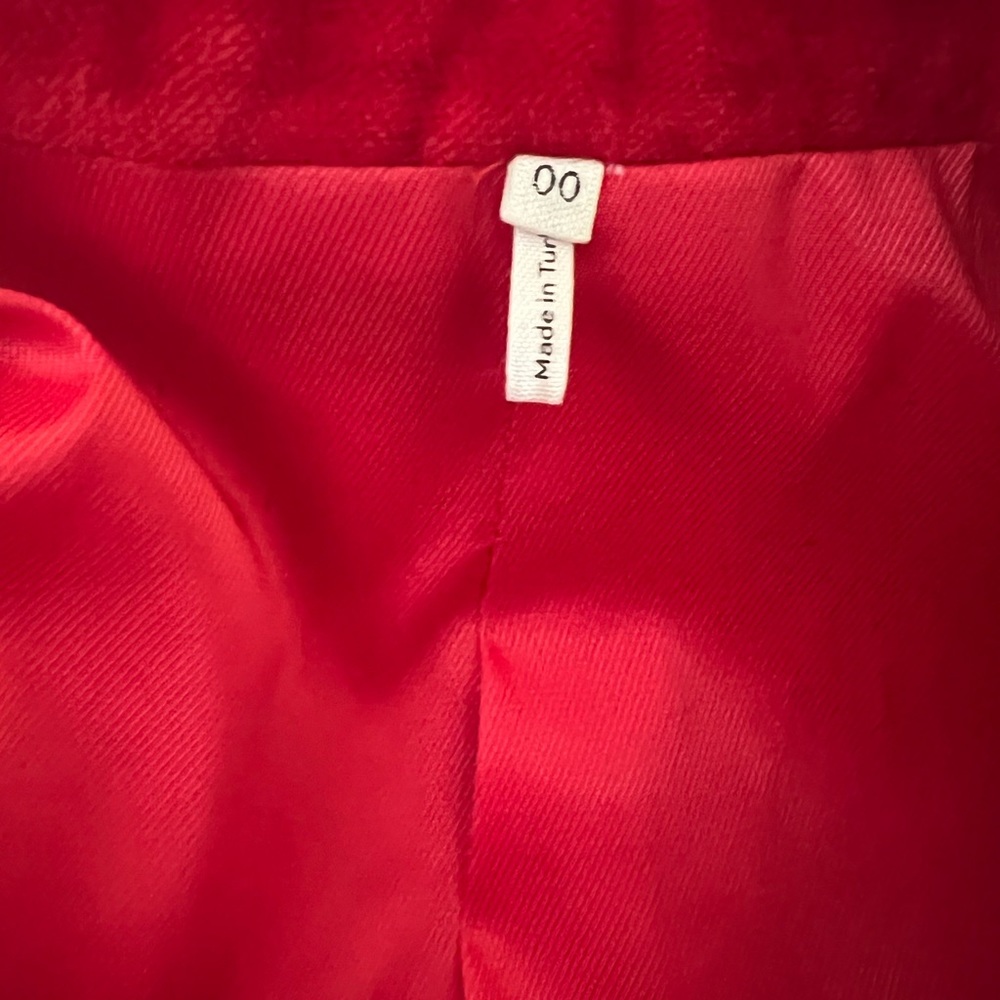 Frame Denim Red Velvet Pant Suit - Picture 13 of 13